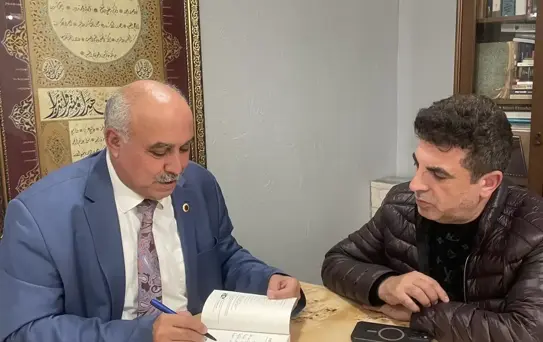 Tarih ve dram iç içe! Cafer Vayni 'Madam Rıza Nur'u Recep İncecik'e anlattı