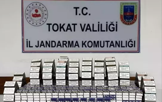 Reşadiye'de 608 Paket Kaçak Sigara Ele Geçirildi