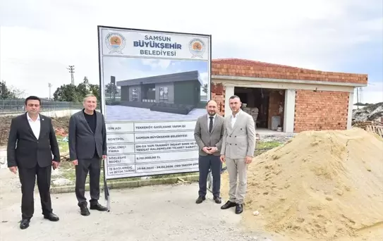 Tekkeköy'de Gasilhane Projesi İlerlemede