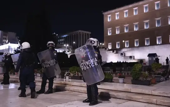 Yunanistan'da Eğitim Protestosu
