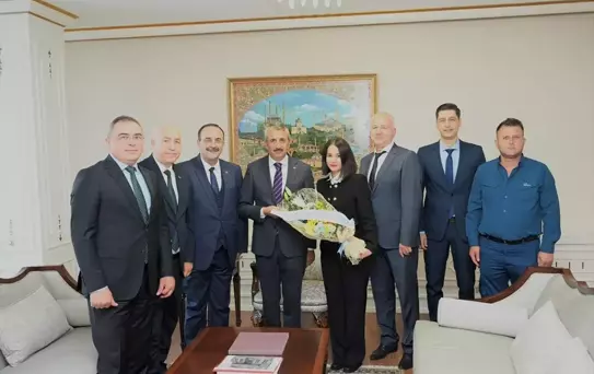Edirne Valisi PTT'yi Ziyaret Etti