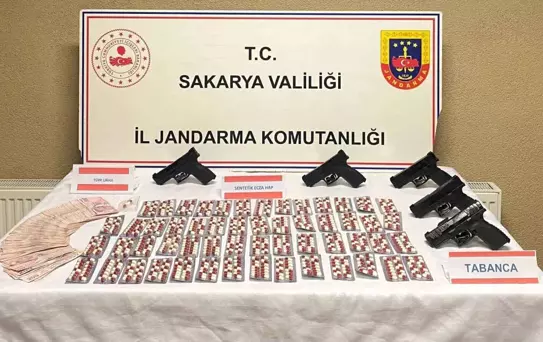 Sakarya'da 773 Sentetik Hap Ele Geçirildi