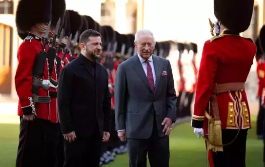 Zelenskiy, Kral Charles ile Üçüncü Kez Bir Araya Geldi