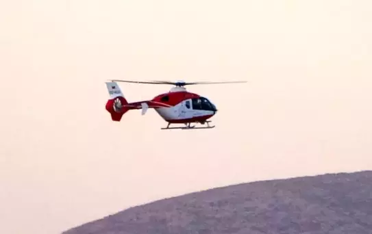 470 gramlık bebek helikopter ambulansla Van'a nakledildi