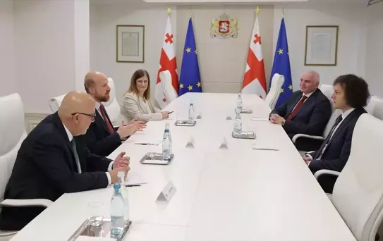 Erdoğan Gürcistan'da Görüşmelerde Bulundu