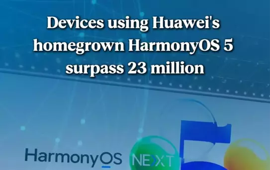 Huawei HarmonyOS 5 ile 23 Milyon Cihaz Kullandı