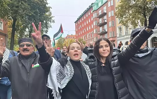 İsveç'te Batı Şeria İlhakına Protesto