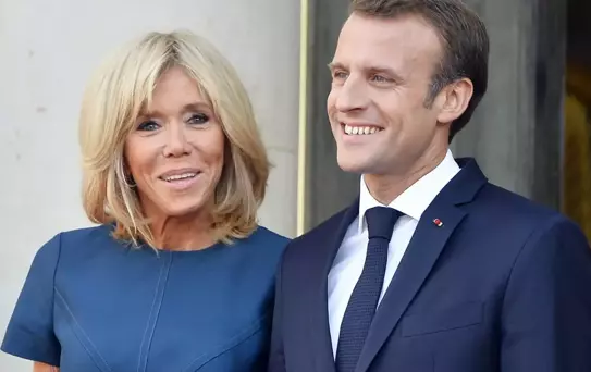Macron'un eşi için yazılan ifade olay! Üstelik devletin resmi sitesinde