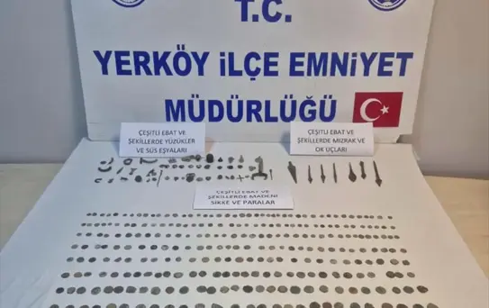 Yerköy'de Tarihi Eser Operasyonu