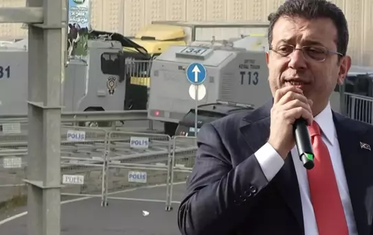 7 ay sonra bir ilk! İmamoğlu, Çağlayan Adliyesi'ne böyle getirildi