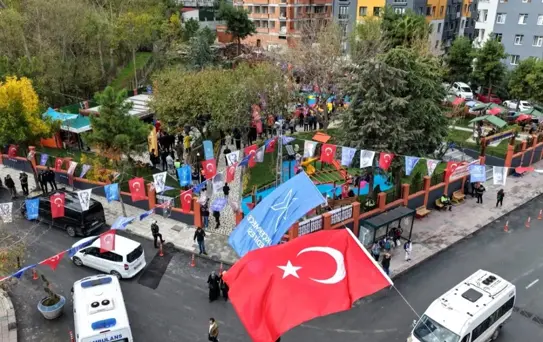 Küçükçekmece'nin sıfır atık konseptli ilk parkı: 'Serap Eser Parkı' hizmete açıldı