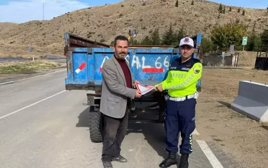 Yozgat'ta Tarım Araçlarına Trafik Denetimi
