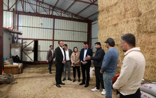 Şap Hastalığı Mağduru Üreticilere Destek Ziyareti