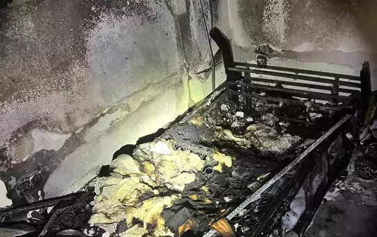 Manavgat'ta Yangın: Bir Ev Kullanılamaz Hale Geldi, Ev Sahibi Hastaneye Kaldırıldı