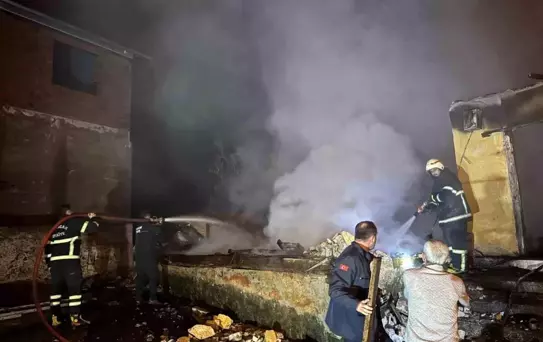 Giresun'da Eski Usul Mısır Fırını Yangına Neden Oldu