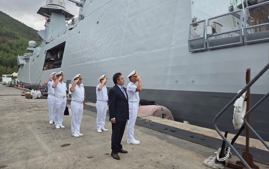 İtalyan Fırkateyni Aksaz'a Ziyaret