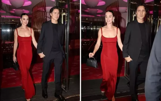 Katy Perry ve eski başkan Trudeau el ele görüntülendi