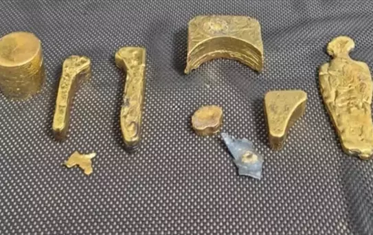 Kırşehir'de 21 Kilo Kaçak Altın Ele Ge geçti