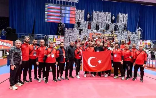 Türk Taekwondocular Romanya'da 39 Madalya Kazandı
