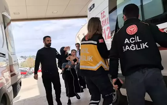 İnegöl'de 2 Yaşındaki Çocuk Yanık Tedavisi Görüyor