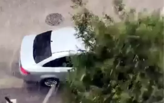 Ankara'da Dolu ve Sağanak Yağış