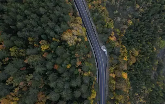 Ahmetusta Geçidi'nde Sonbahar Güzelliği