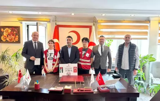 Düzce Fen Lisesi'nden Filistin'e Destek