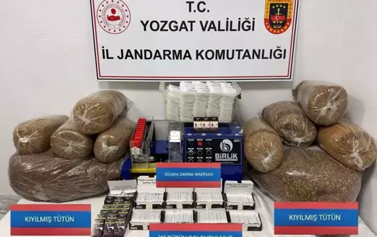 Yozgat'ta Kaçak Tütün Operasyonu
