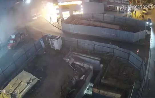 Arslan Apartmanı'nın Çöküşü Kamerada