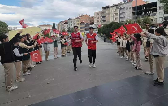 Suluova'da 'Cumhuriyet Koşusu' düzenlendi