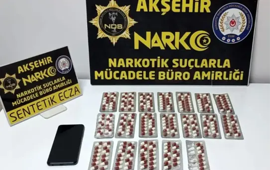 Akşehir'de Uyuşturucu Operasyonu: 300 Hap Ele Geçirildi