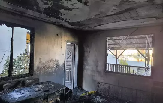 Adana'da Ev Yangını