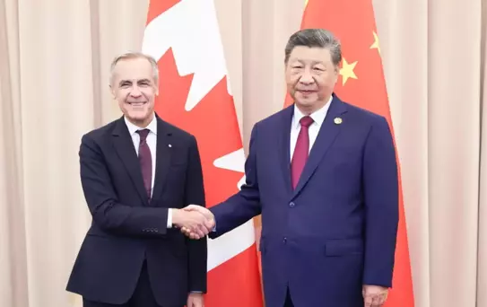 Şi ve Carney İki Ülke İlişkilerini Görüştü