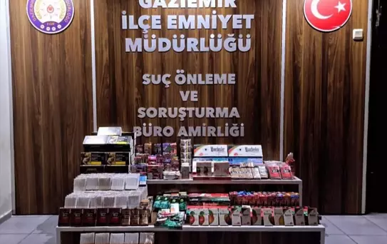 İzmir'de Kaçak Tütün Operasyonu: 4 Şüpheli Yakalandı
