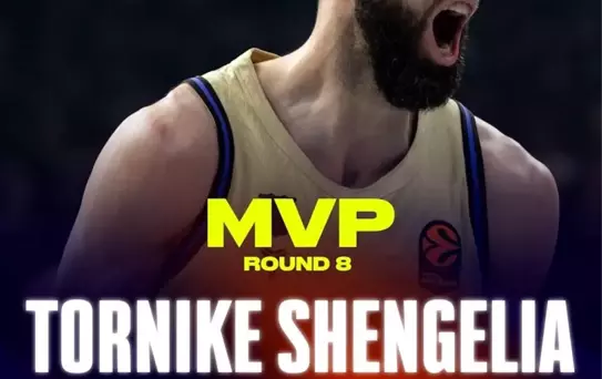 Shengelia, Euroleague Haftanın MVP'si