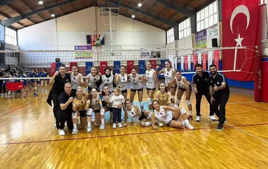 Didim Belediyespor Kadın Voleybol Takımı Galip Geldi