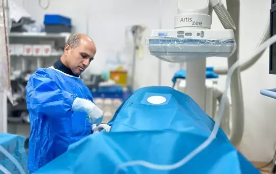 Siirt'te Kalp Damar Tıkanıklığı Tedavi Edildi