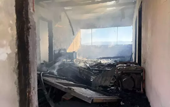 Koyulhisar'da Yangın Paniği