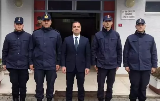 Kaymakam Uçar, Jandarma Komutanlığı'nı Ziyaret Etti