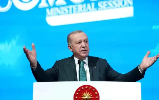 Cumhurbaşkanı Erdoğan: 'Ne Batı Şeria'nın ilhakına ne Kudüs'ün statüsünün değiştirilmesine müsaade edemeyiz'