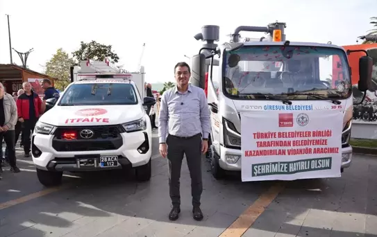 Giresun Belediyesi'ne Japonya'dan Araç Desteği