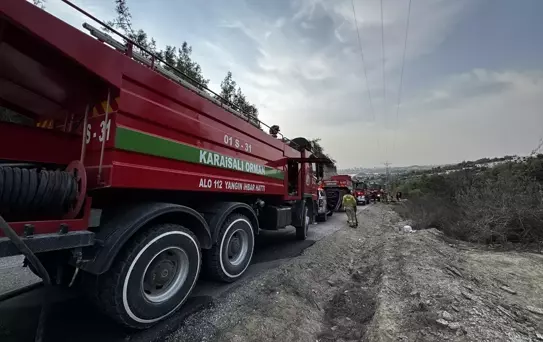 Adana'da Orman Yangını Söndürüldü