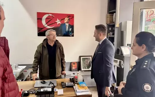 Kaymakam Çelik, Esnafla Buluştu