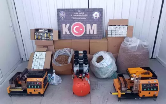 Aydın'da Kaçak Tütün Operasyonu