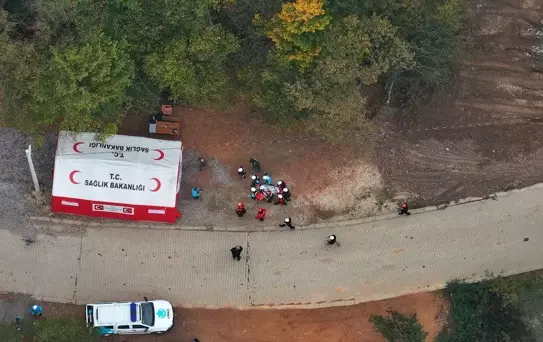 Düzce'de Orman Yangını Tatbikatı Yapıldı