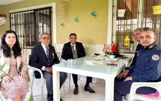 Gömeç'te Kıbrıs gazisine vefa ziyareti