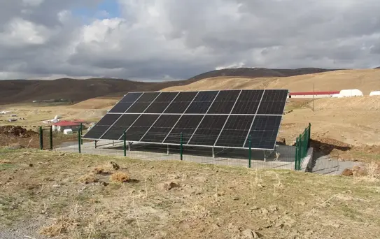 Karlıova'da Güneş Enerji Sistemleri Kuruldu