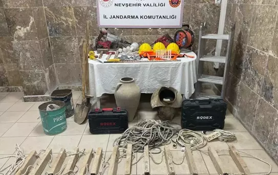 Nevşehir'de Kaçak Kazı Operasyonu