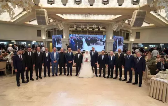Prof. Dr. Ali Fuat Atmaca'nın Oğlu Görkemli Düğün Töreniyle Evlendi