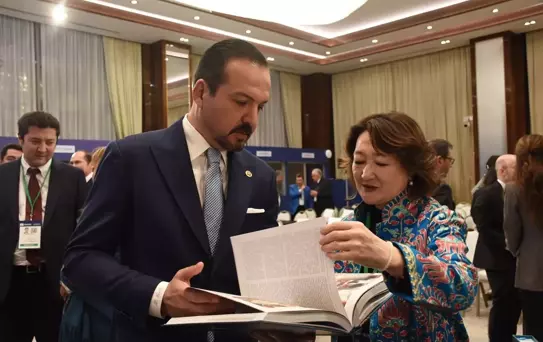 Semerkant'ta, 15 Aralık'ın 'Dünya Türk Dili Ailesi Günü' ilan edilmesiyle ilgili etkinlik yapıldı